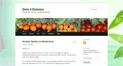 Desktop Screenshot of diets4diabetes.com
